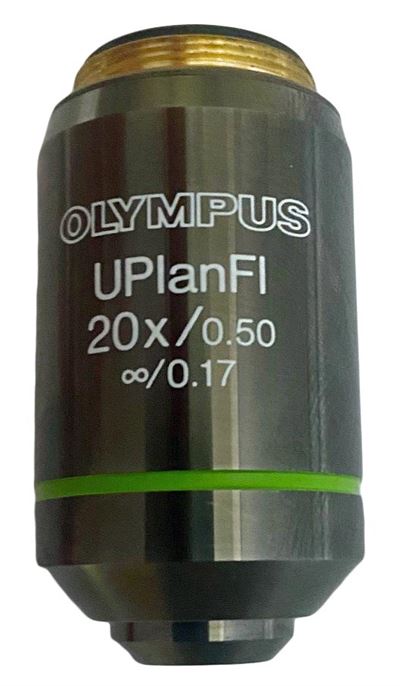 Hitech Instruments, Inc. > Olympus 20x Plan Fluorite Microscope Objective